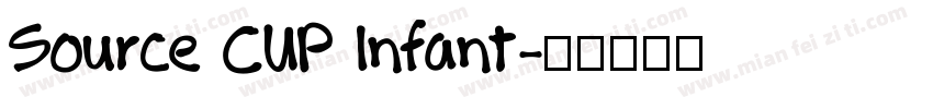 Source CUP Infant字体转换